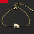 Acier Inoxydable Or Mignon Panda Manchette Bracelet Femmes Mode Bijoux Breloque Animal Panda Bracelet Pour Femmes Argent Sterling Panda Bracelets Mignons Bijoux Animaux Cadeaux Pour Femmes Filles