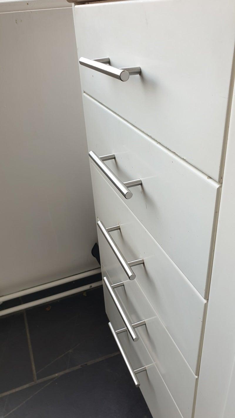 Poignée en T de porte de cuisine en acier inoxydable, bouton de meuble, poignée de meuble, poignée de tiroir de placard, tirettes de tiroir en acier inoxydable, bouton de placard pour quincaillerie de meubles de cuisine