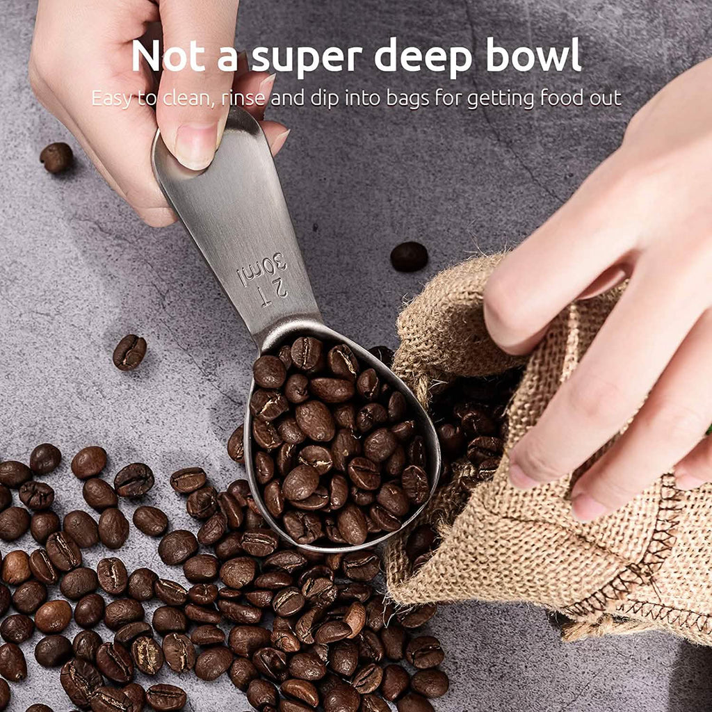 Cuillère à mesurer à café en acier inoxydable