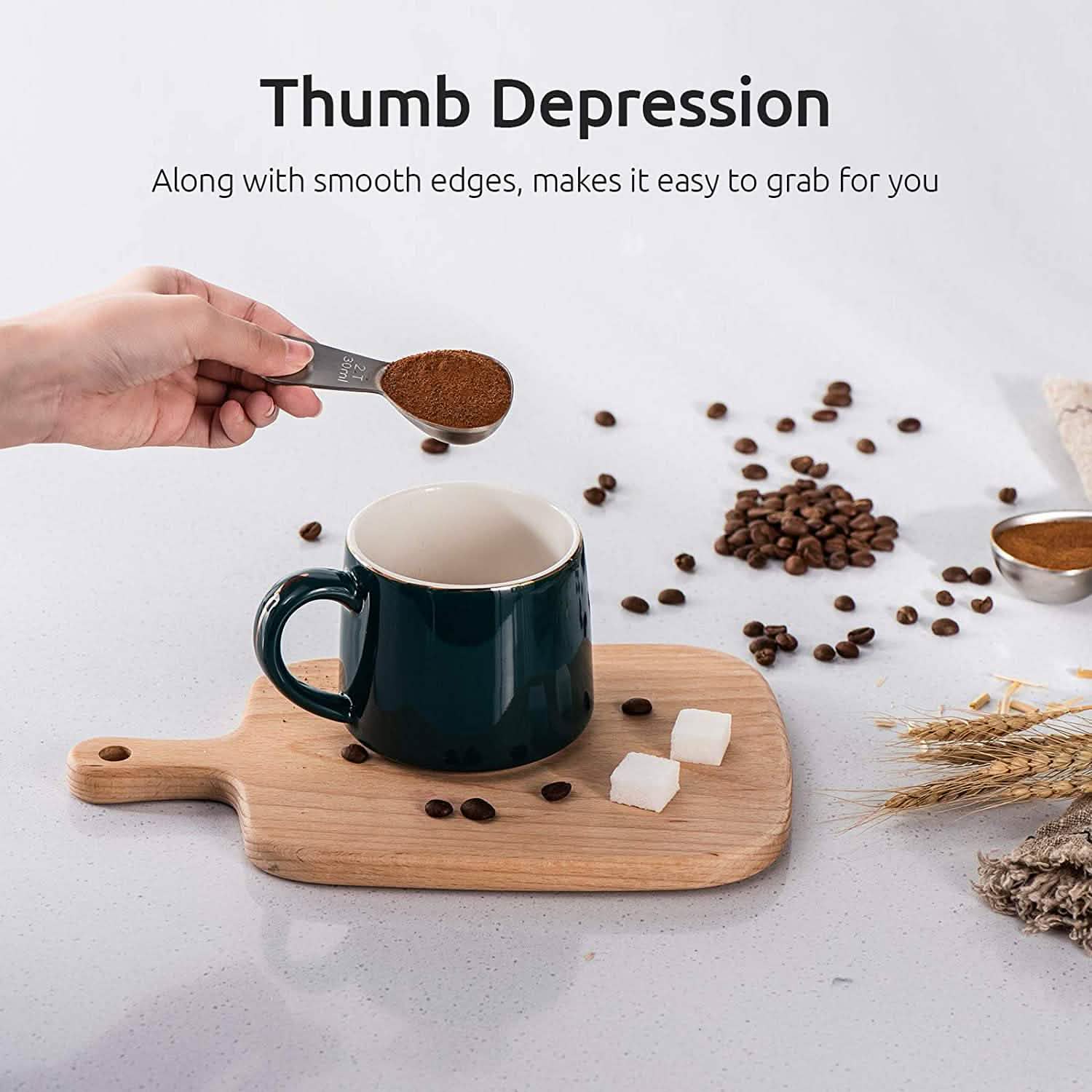 Cuillère à mesurer à café en acier inoxydable