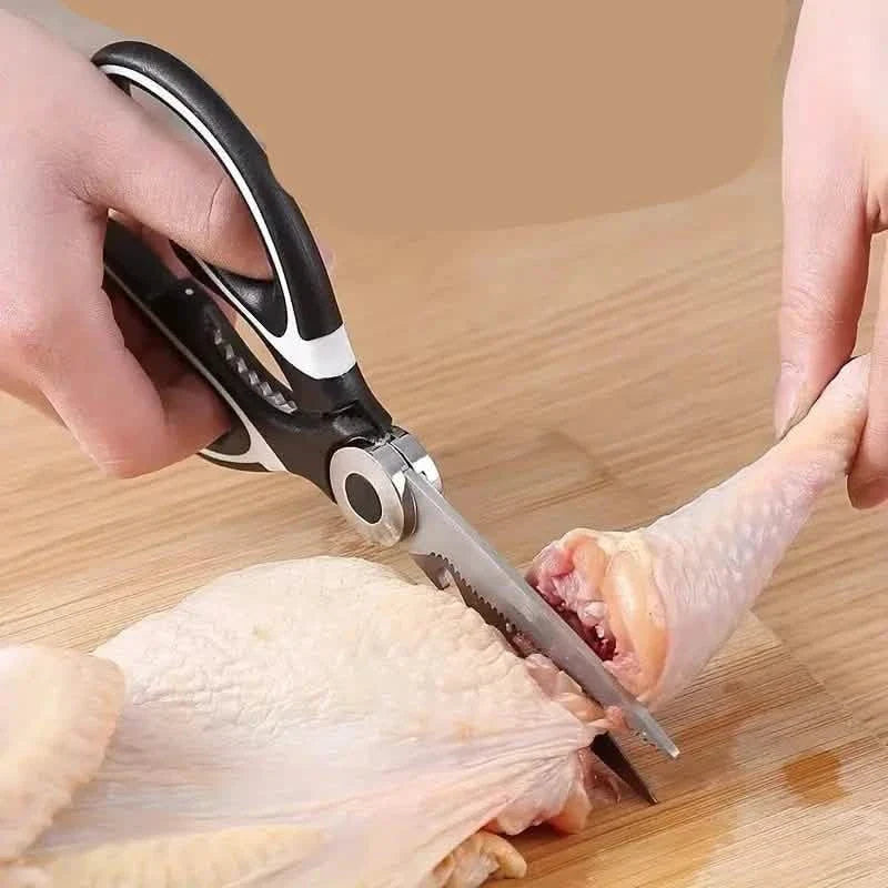 Ciseaux de cuisine multifonctionnels en acier inoxydable