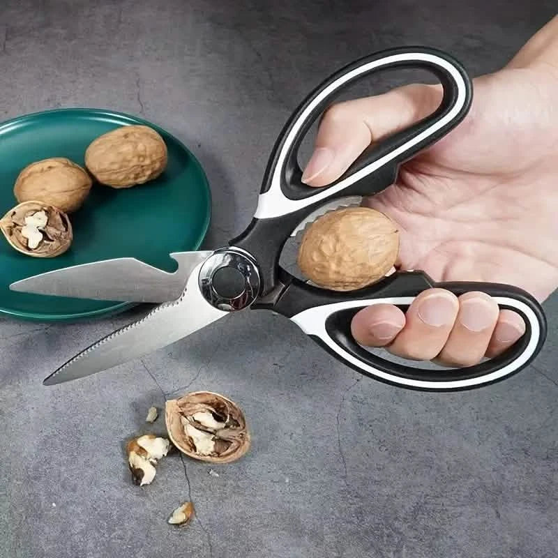 Ciseaux de cuisine multifonctionnels en acier inoxydable