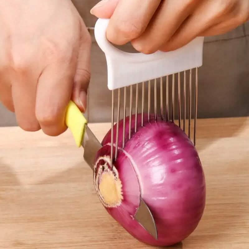 Aiguille à oignon en acier inoxydable Fourchette à légumes et fruits