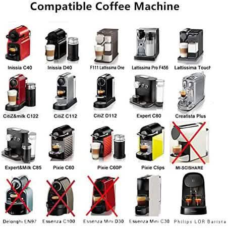 Capsules de café expresso rechargeables en acier inoxydable