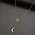 Collier Totem Soleil et Lune en Acier Inoxydable