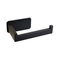 Porte-papier toilette en acier inoxydable, auto-adhésif, pour salle de bain, finition noire, installation facile sans vis, distributeur et supports muraux pour rouleaux de papier toilette noirs mats pour salle de bain et cuisine