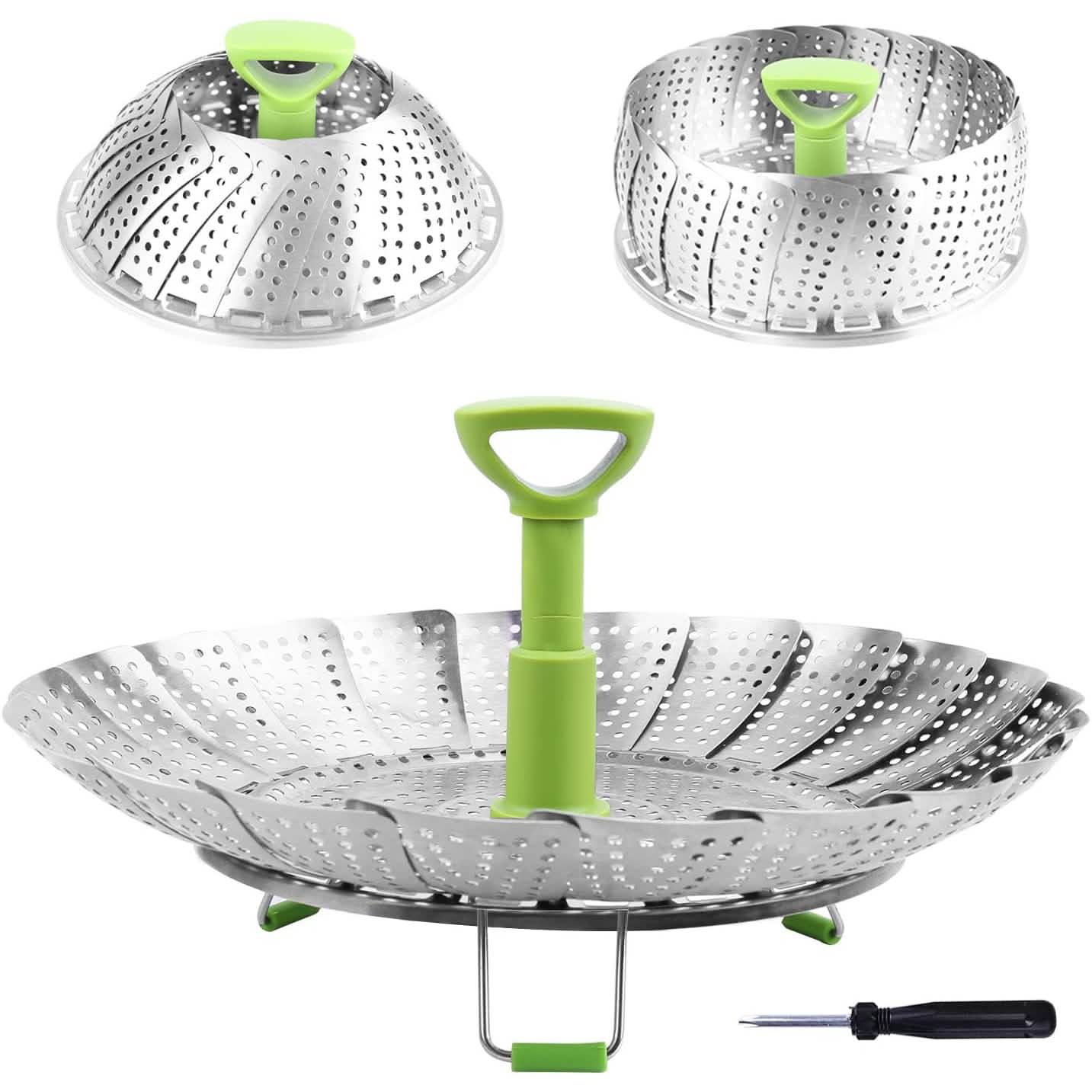 Panier vapeur en acier inoxydable pour légumes