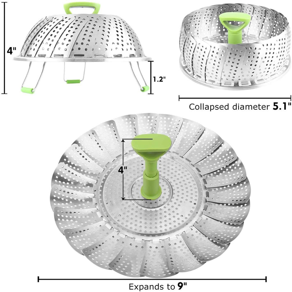 Panier vapeur en acier inoxydable pour légumes