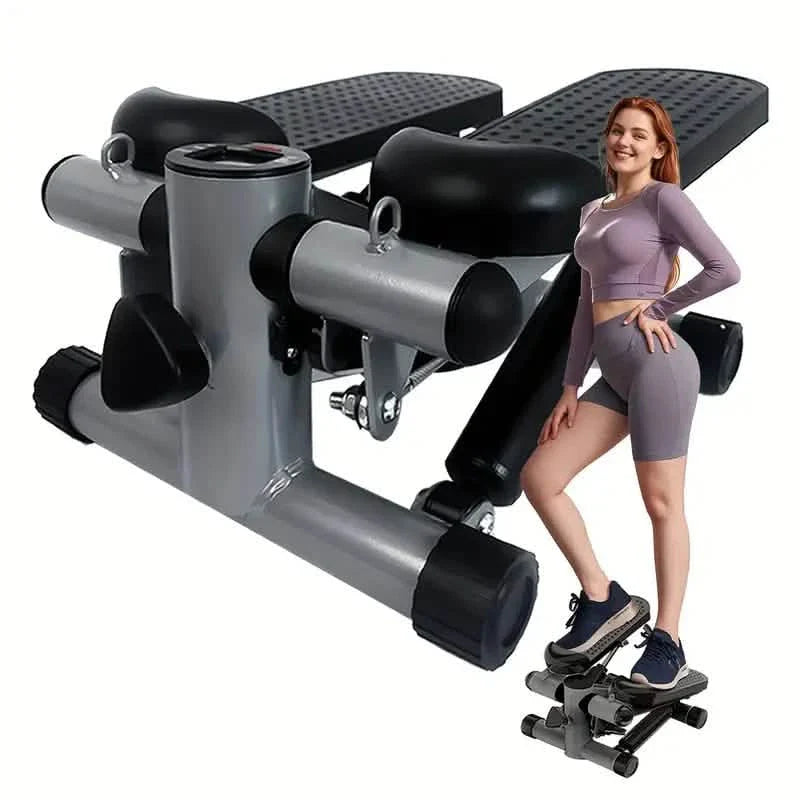 Appareil de fitness pour montées de marches avec bandes de résistance pour un entraînement à domicile