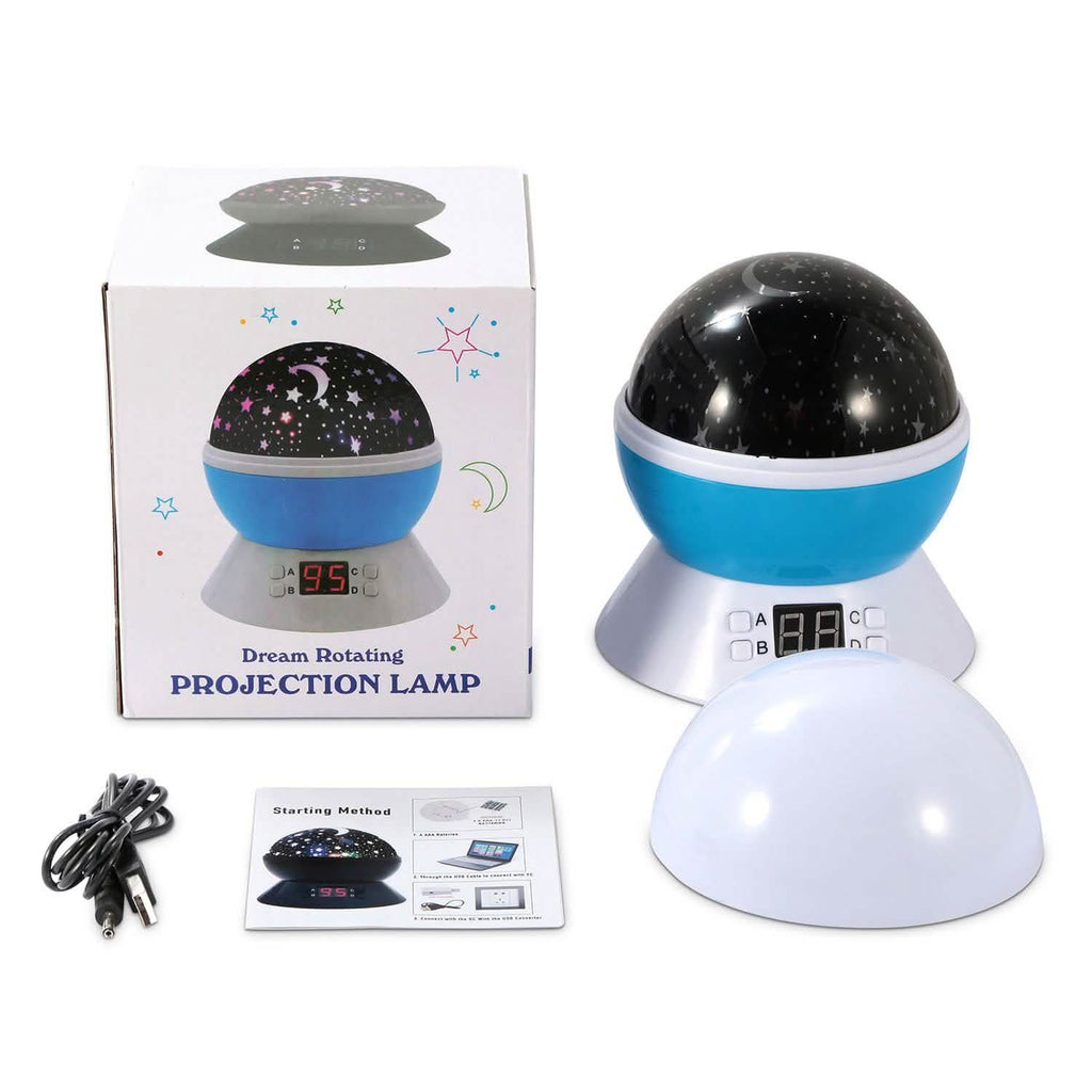 Projecteur LED Étoiles et Lune Veilleuse Enfant