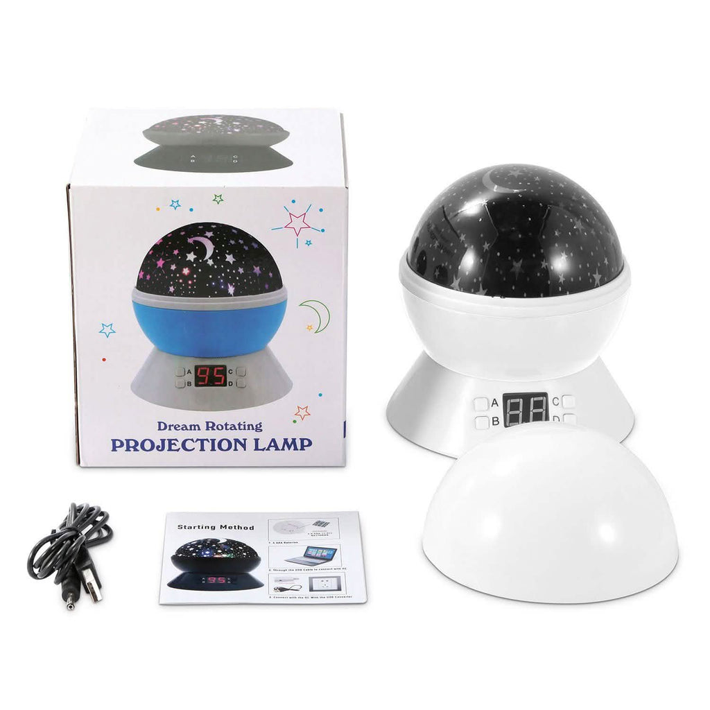 Projecteur LED Étoiles et Lune Veilleuse Enfant