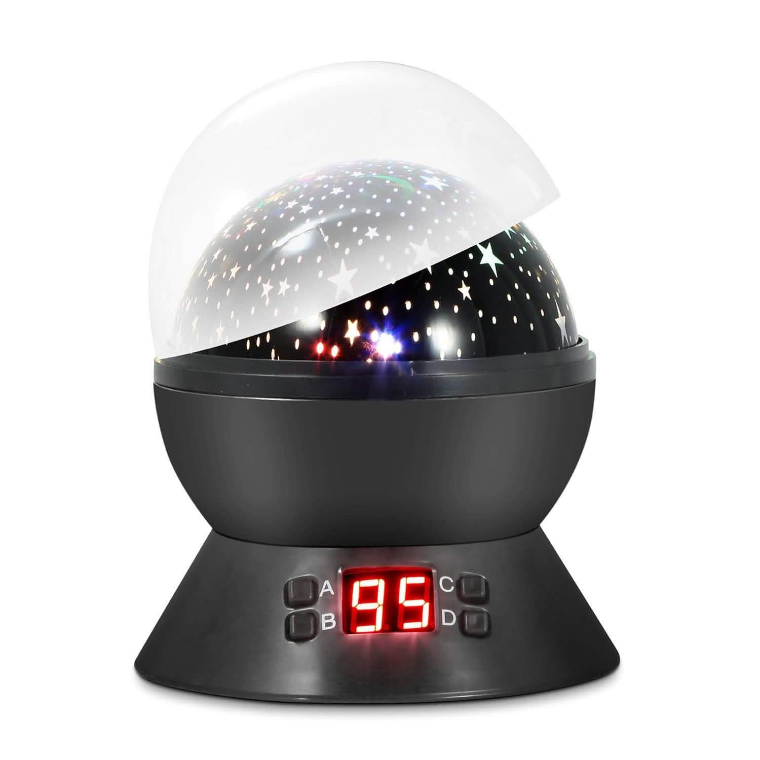 Projecteur LED Étoiles et Lune Veilleuse Enfant