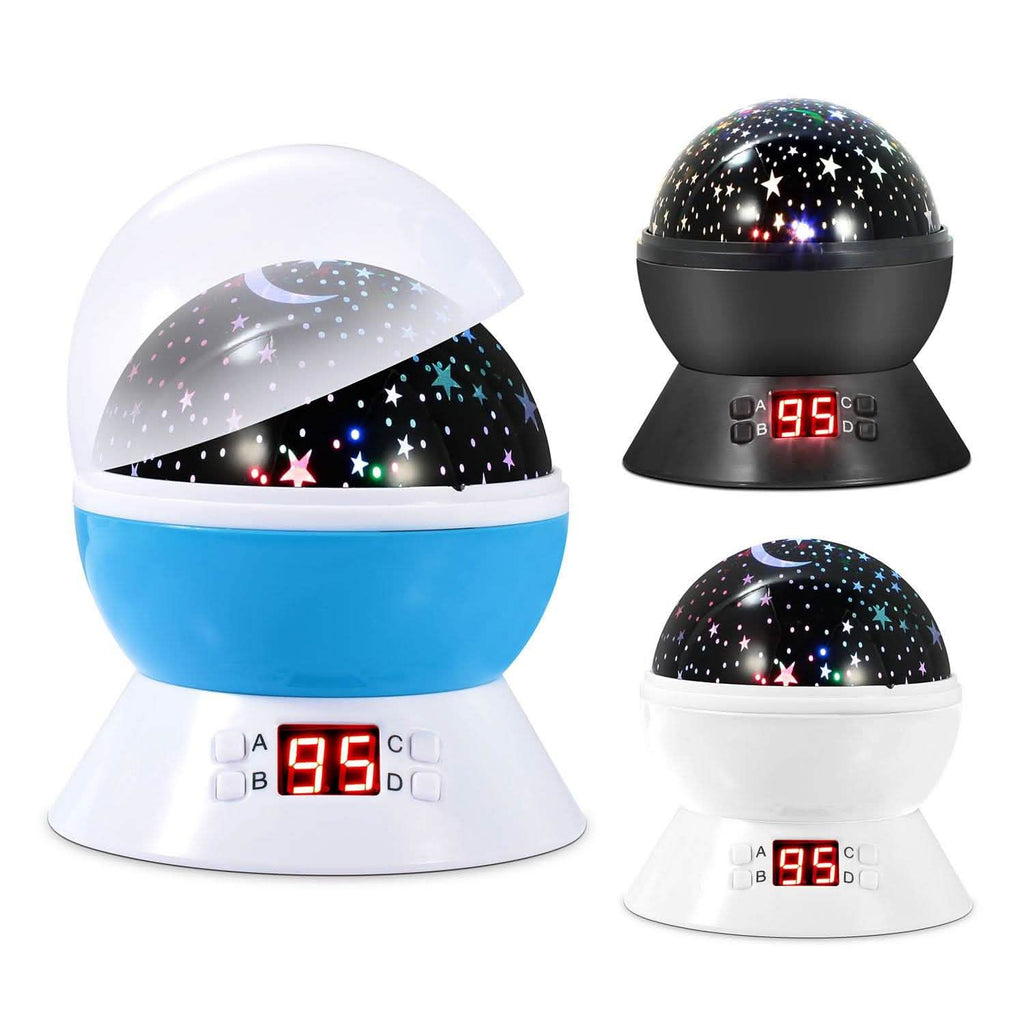 Projecteur LED Étoiles et Lune Veilleuse Enfant