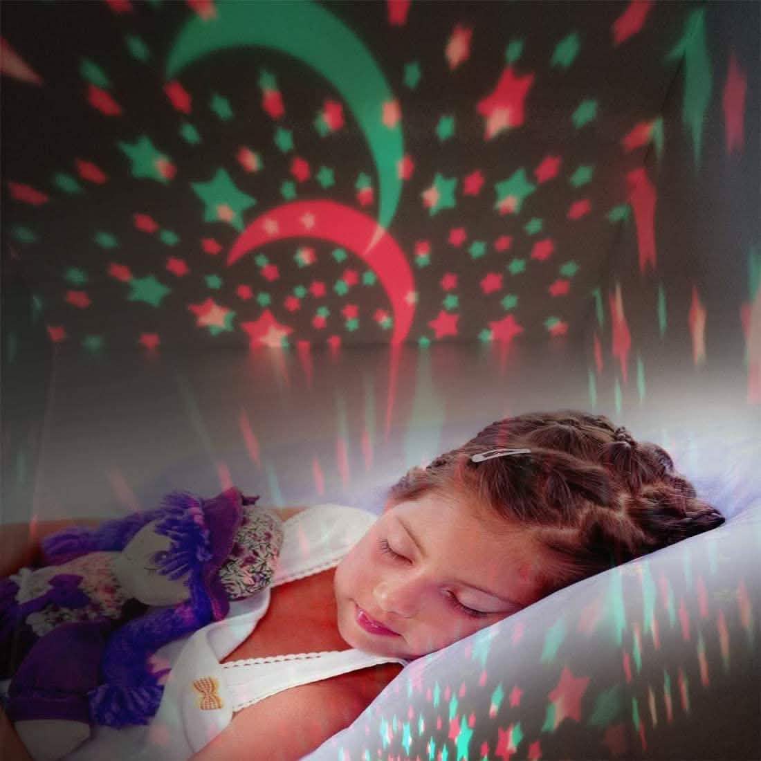 Projecteur veilleuse étoiles pour enfants