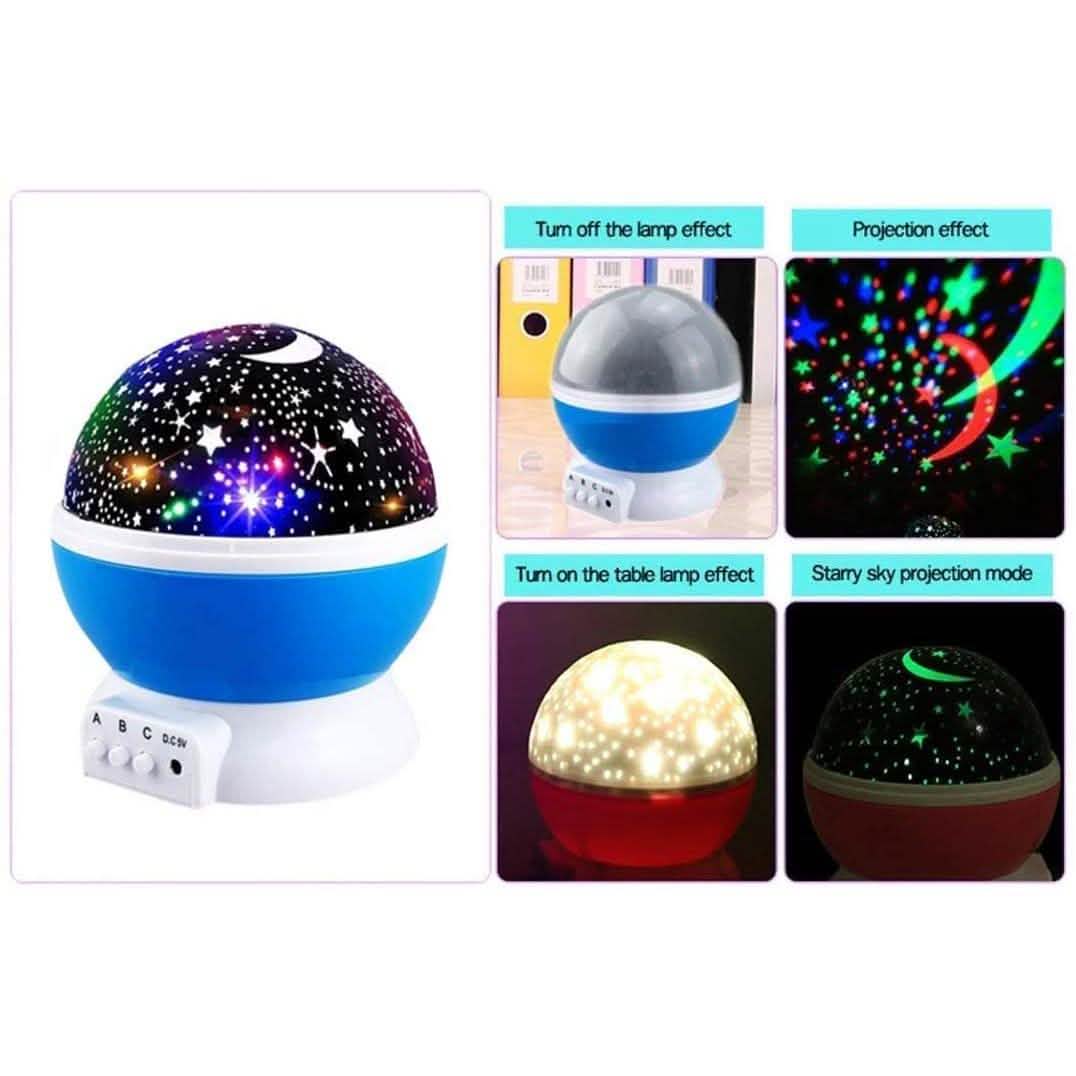 Projecteur veilleuse étoiles pour enfants