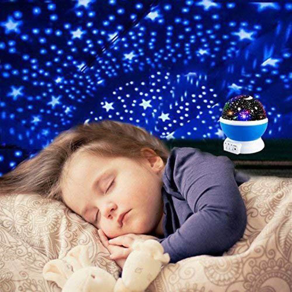 Projecteur veilleuse étoiles pour enfants