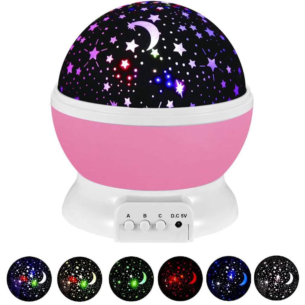 Projecteur veilleuse étoiles pour enfants