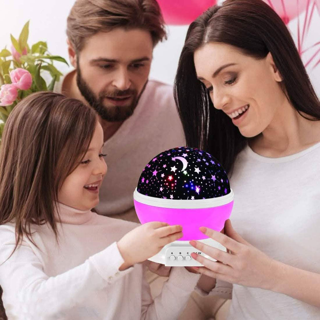 Projecteur veilleuse étoiles pour enfants