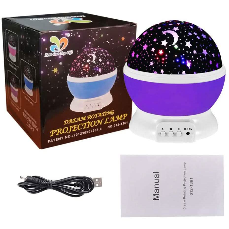 Projecteur veilleuse étoiles pour enfants