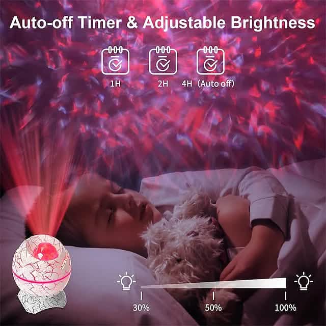 Projecteur d'étoiles enceinte Bluetooth veilleuse LED