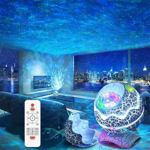 Projecteur d'étoiles enceinte Bluetooth veilleuse LED