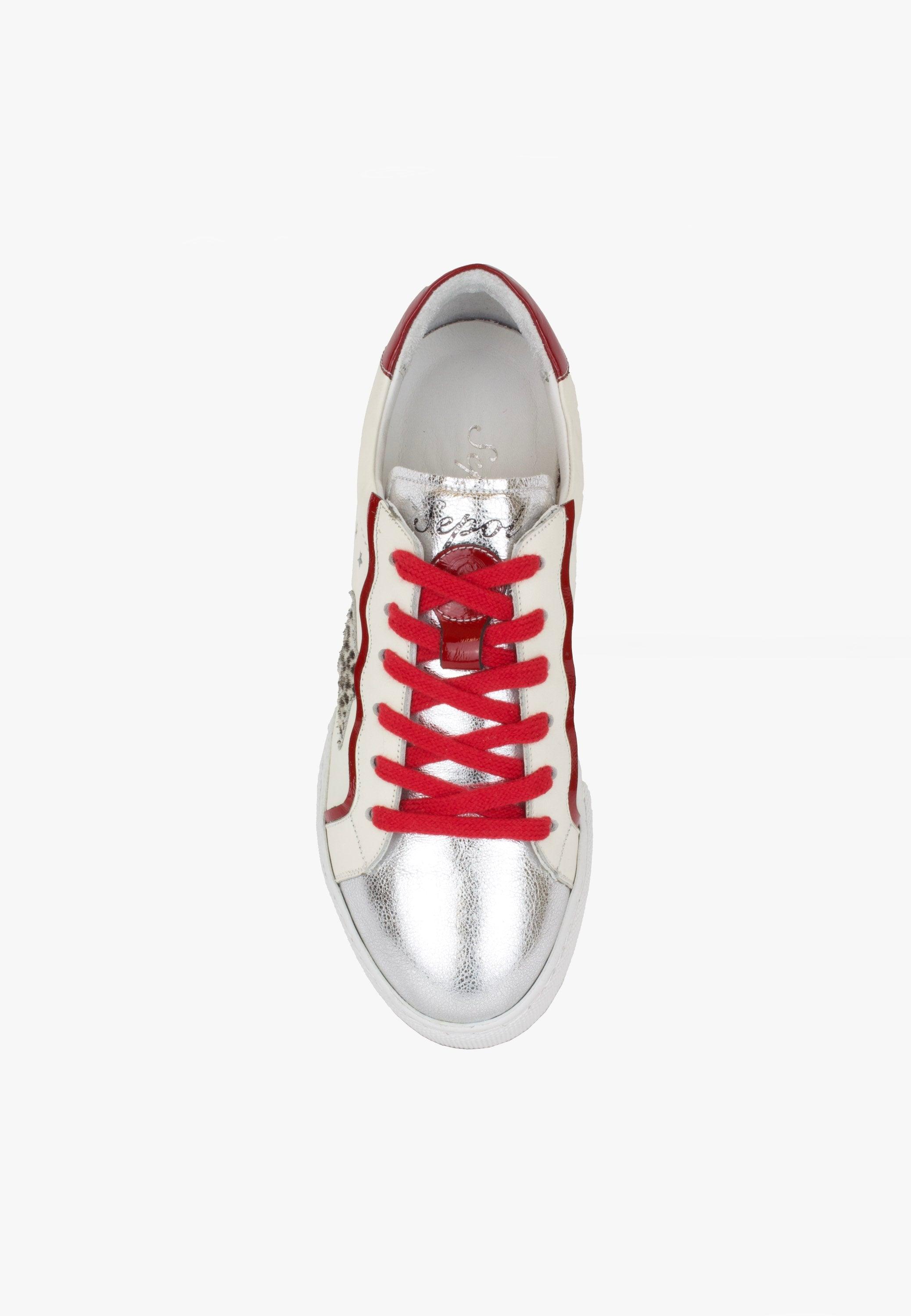 Sepol Women's Stardom White Red