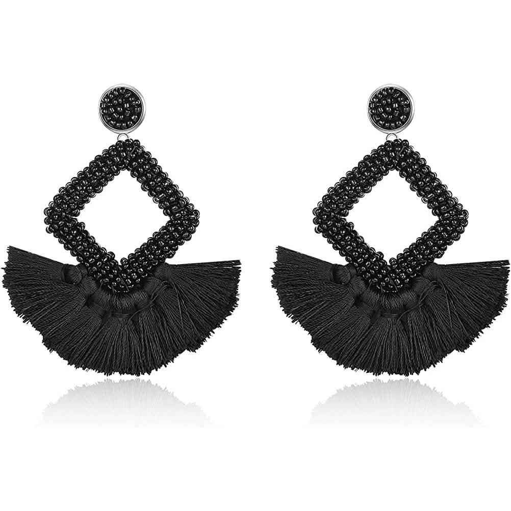 Boucles d'oreilles pendantes bohèmes audacieuses