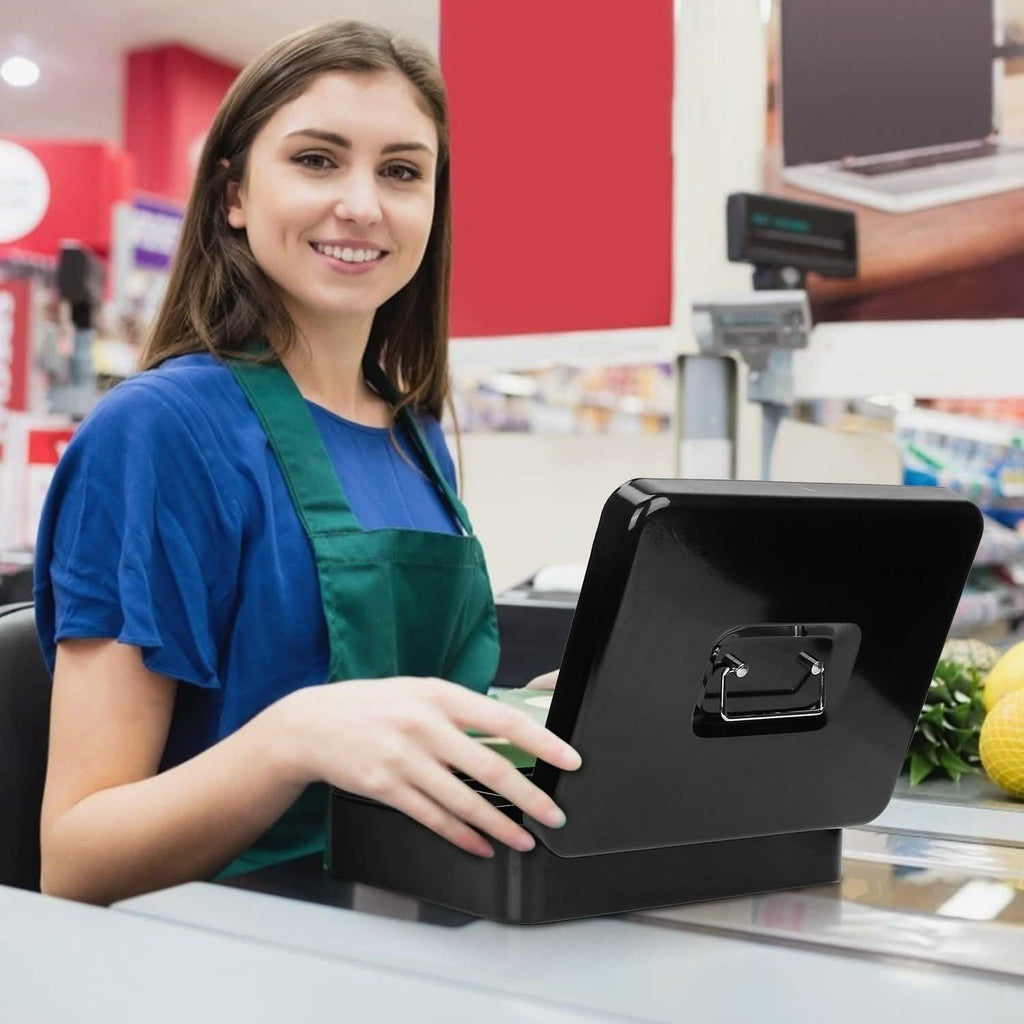 Caisse en acier avec plateau amovible