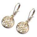 Boucles d'oreilles celtiques dormeuses en argent sterling