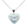 Colliers cœur d'amour en argent sterling