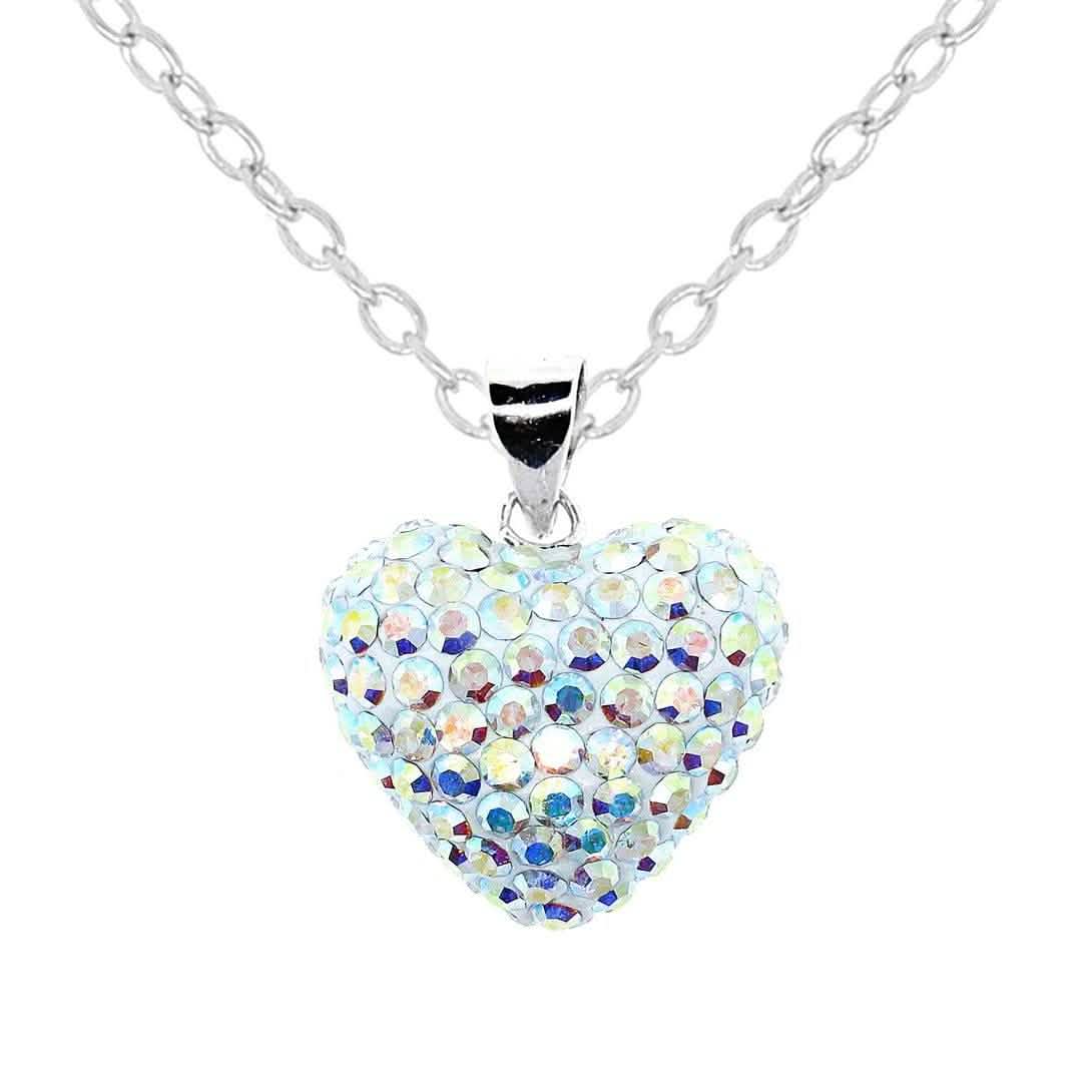 Colliers cœur d'amour en argent sterling