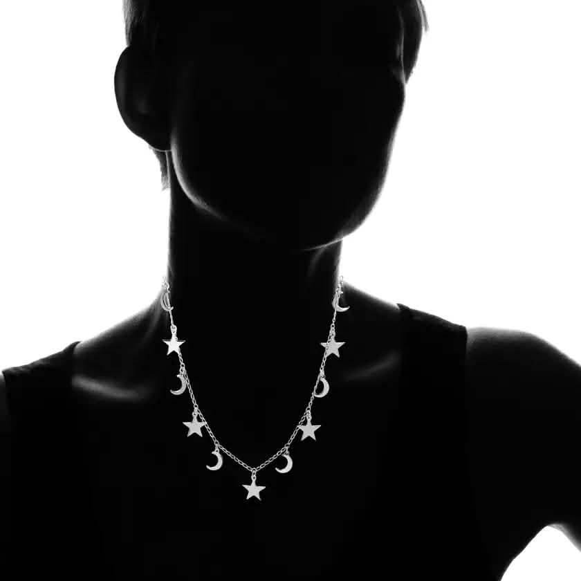 Collier à pendentifs multiples en argent sterling