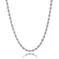 Collier chaîne torsadée en argent sterling
