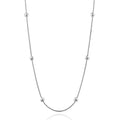 Chaîne de collier serpent en argent sterling avec bille par Paolo Fortelini