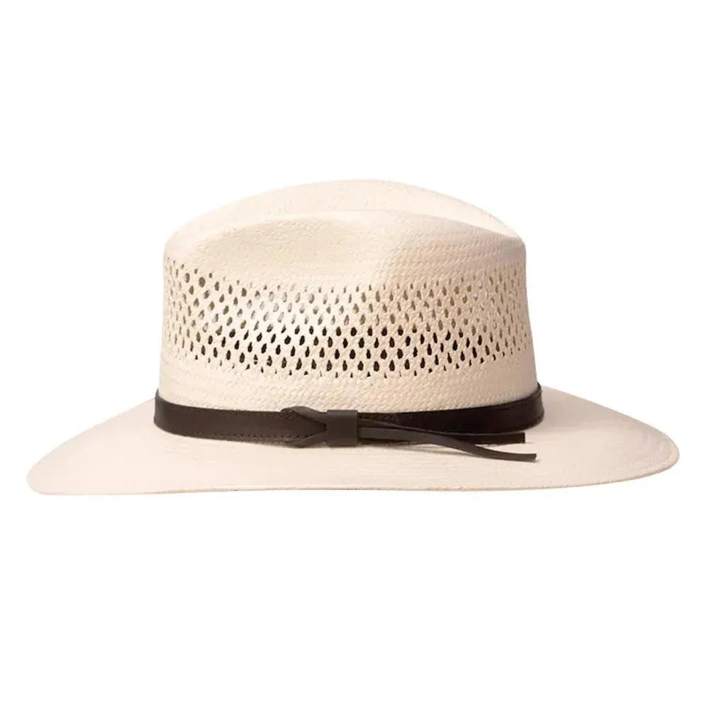 Stetson Digger – Chapeau de soleil fedora en paille Panama UPF 50+