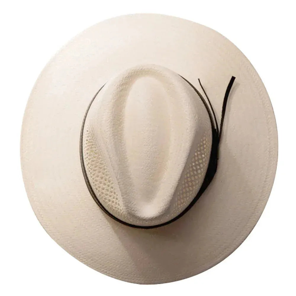 Stetson Digger – Chapeau de soleil fedora en paille Panama UPF 50+