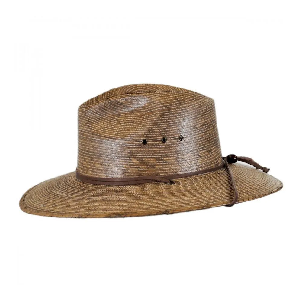 Stetson Rustic - Chapeau de soleil Fedora en paille