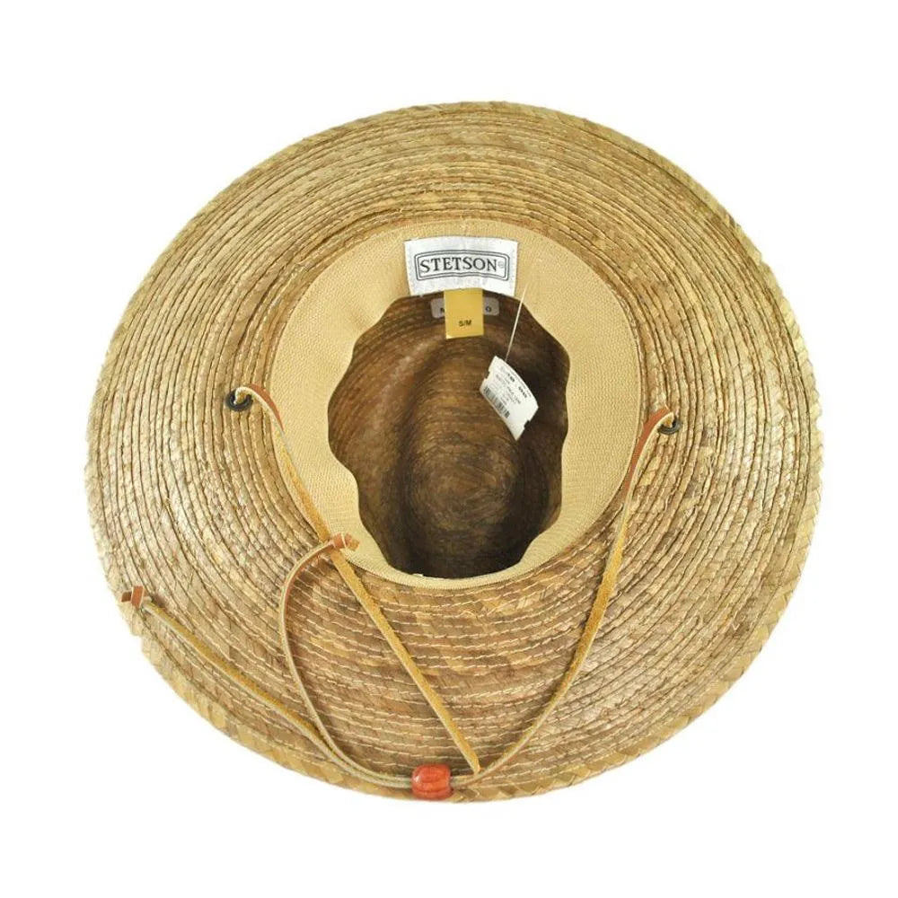 Stetson Rustic - Chapeau de soleil Fedora en paille
