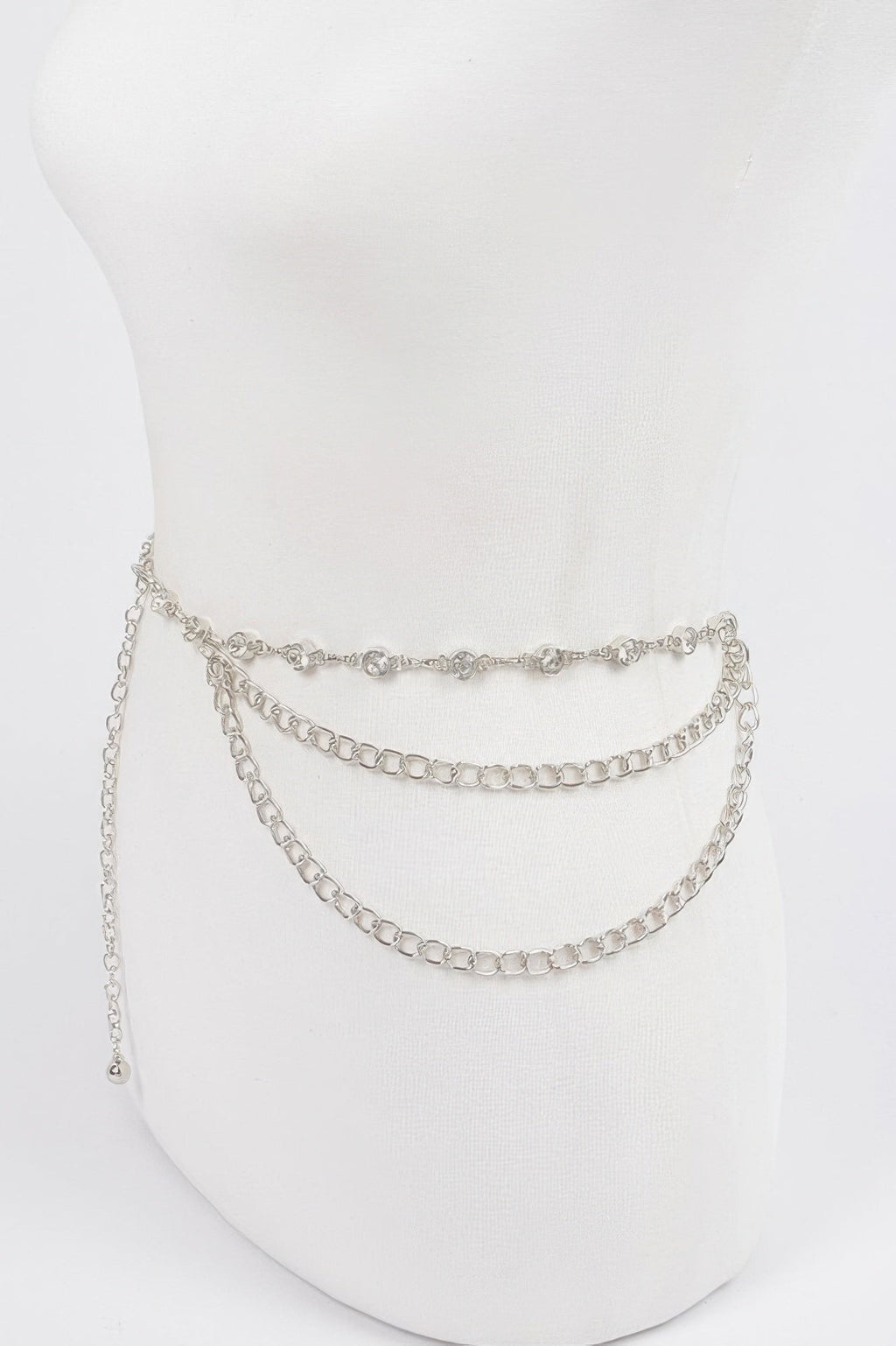 Ceinture multicouche chaîne en pierre