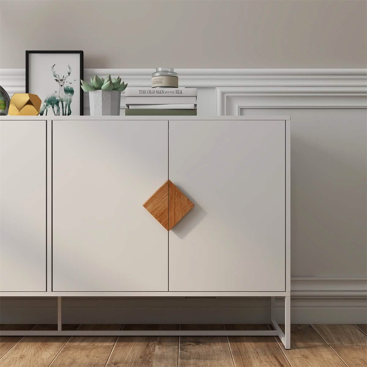 Buffet de rangement blanc