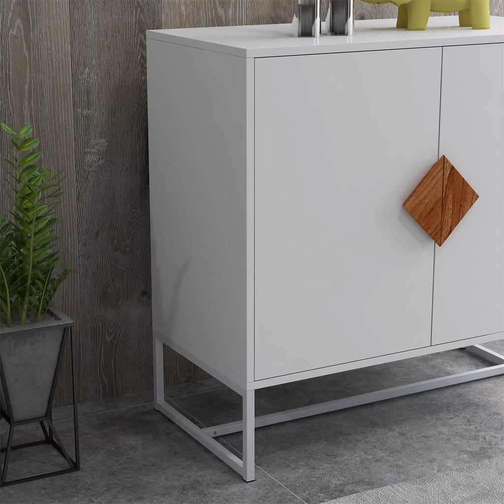 Buffet de rangement blanc