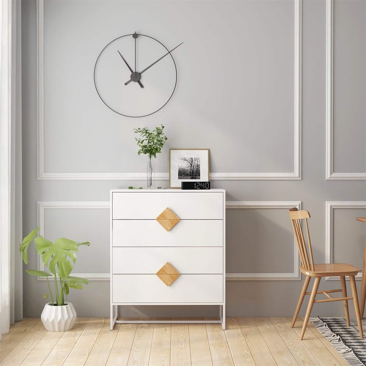 Buffet de rangement blanc