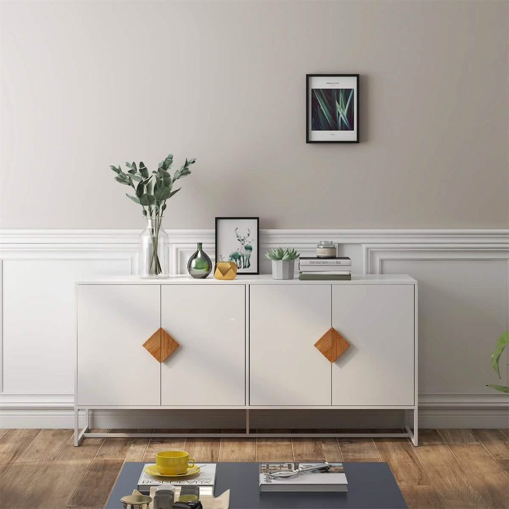 Buffet de rangement blanc