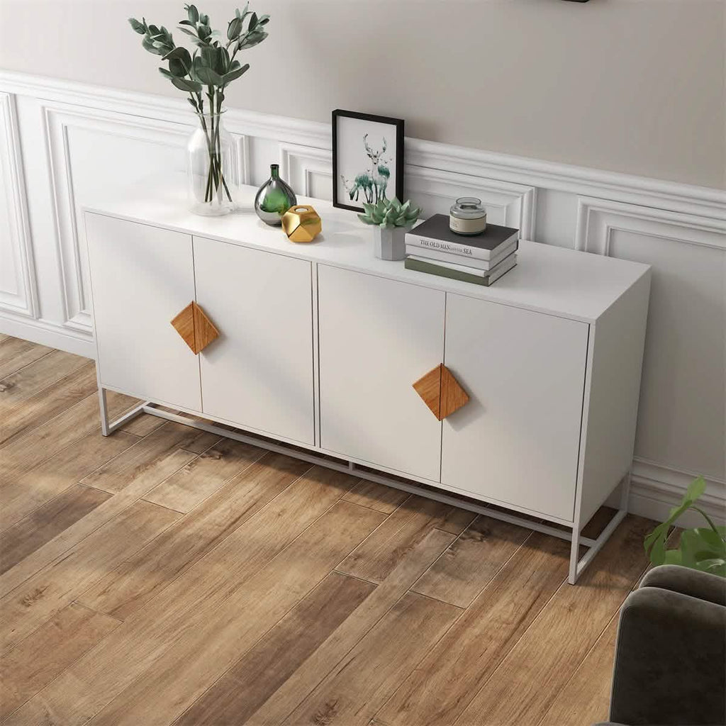 Buffet de rangement blanc