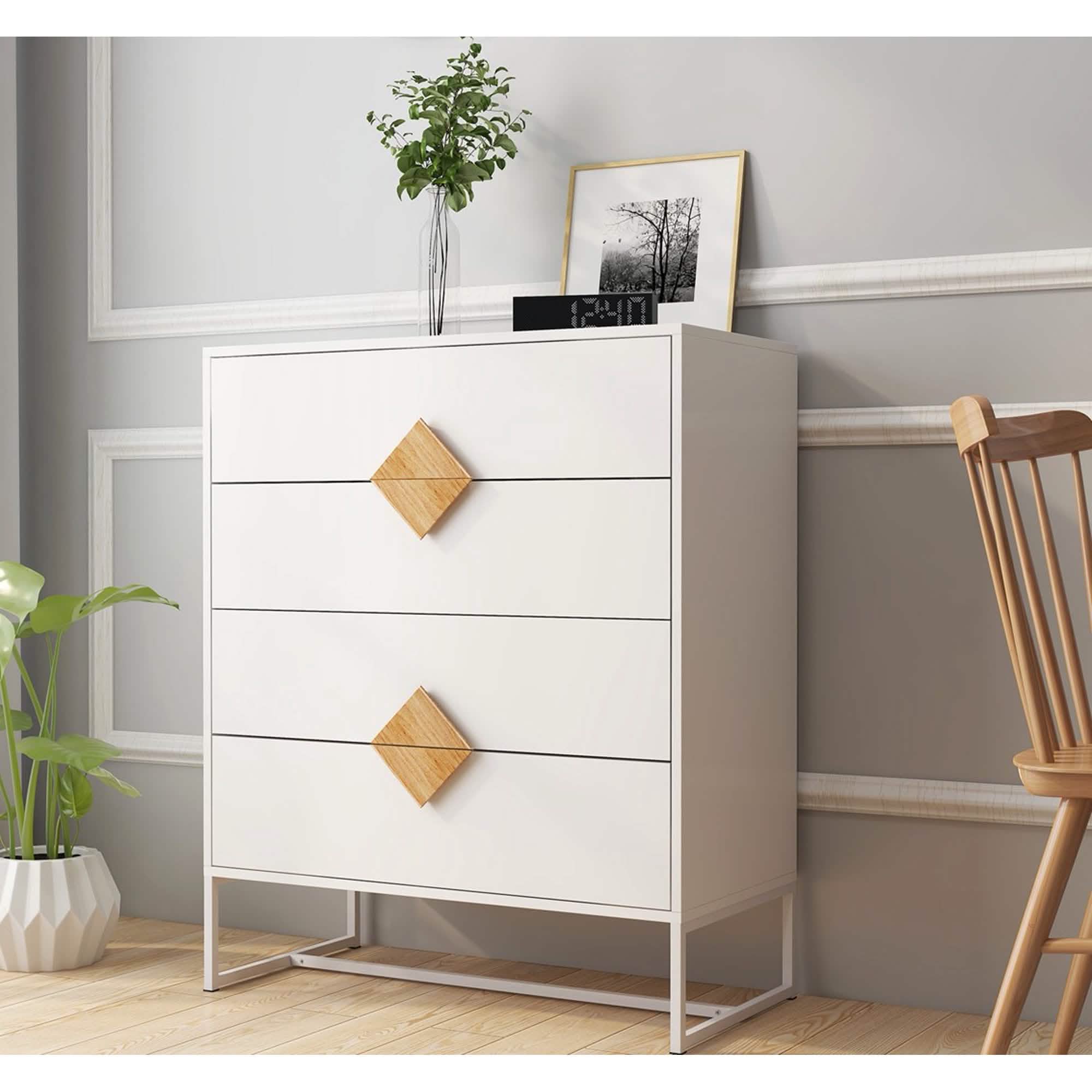 Buffet de rangement blanc