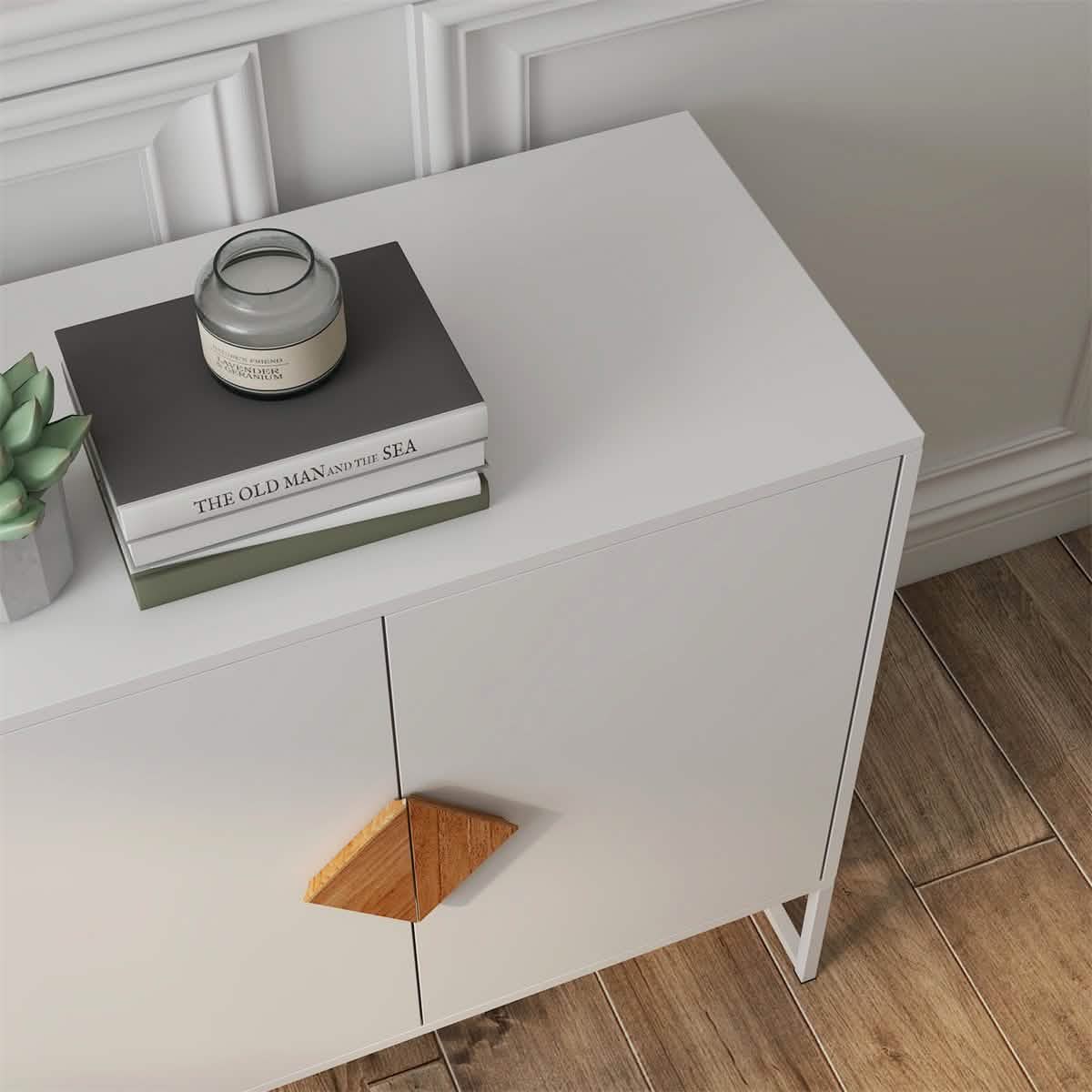 Buffet de rangement blanc
