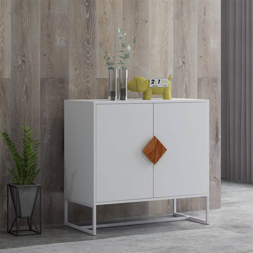 Buffet de rangement blanc