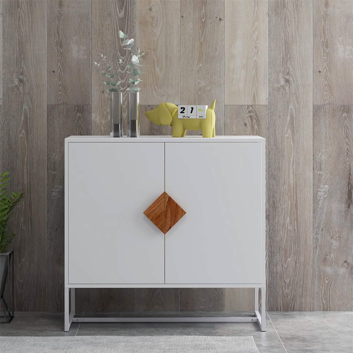 Buffet de rangement blanc
