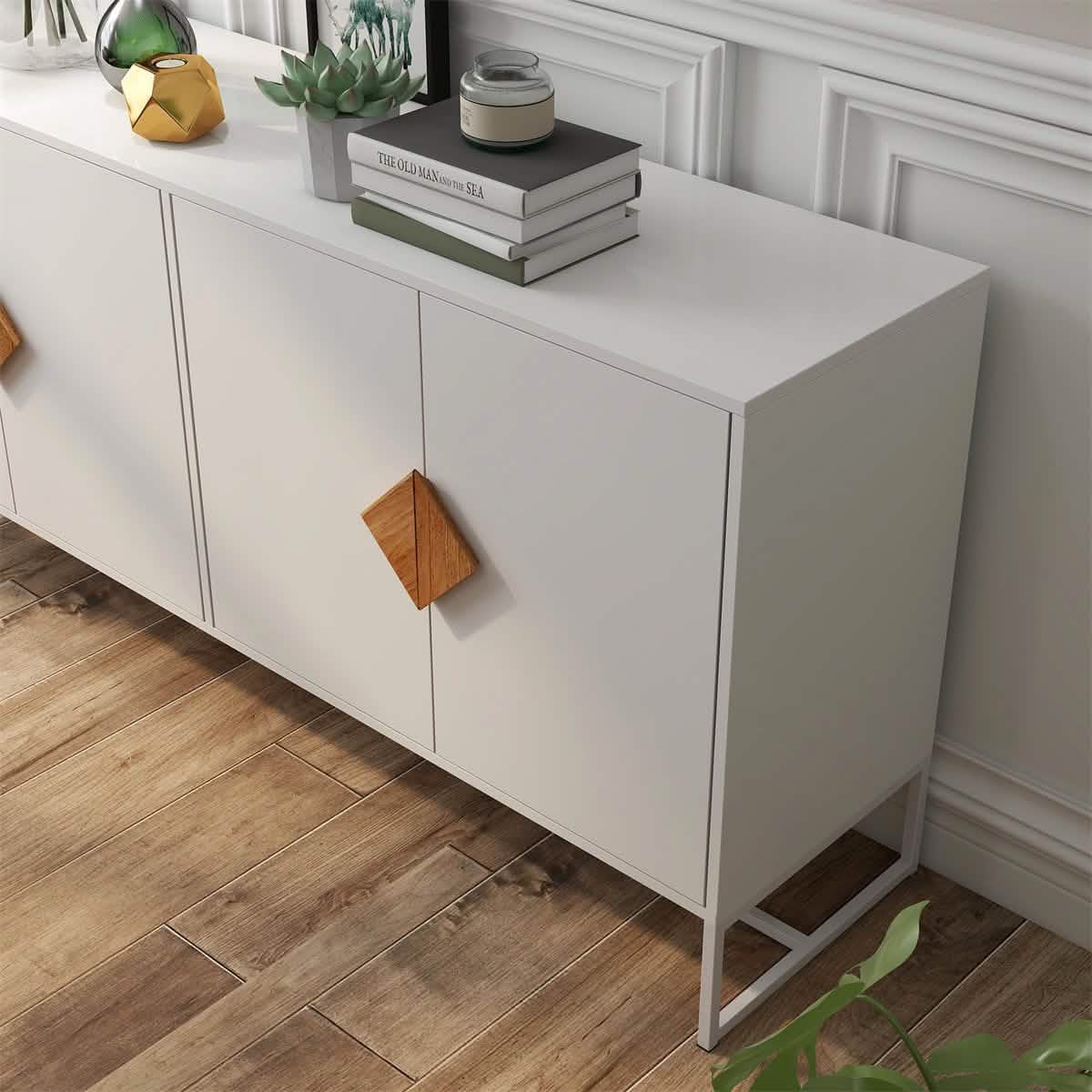Buffet de rangement blanc