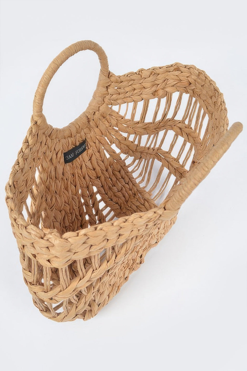 Sac de plage en paille fait à la main